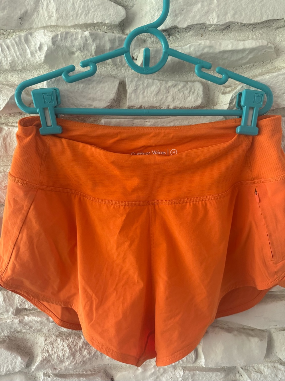 Outdoor Voices Hudson 2.5" Running Shorts Clementine Orange Size M